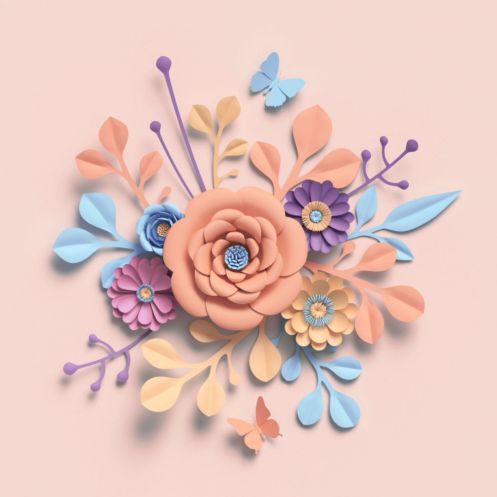 einfache, aber wunderschöne origami-blumen