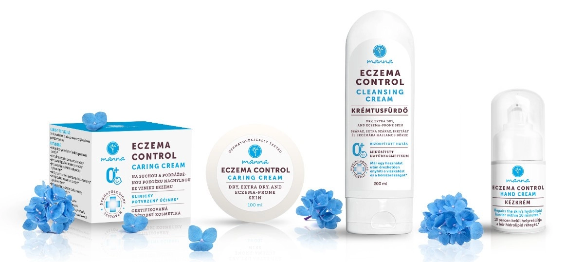 Jemná péče o ekzematickou pokožku Objevte řadu Eczema Control!