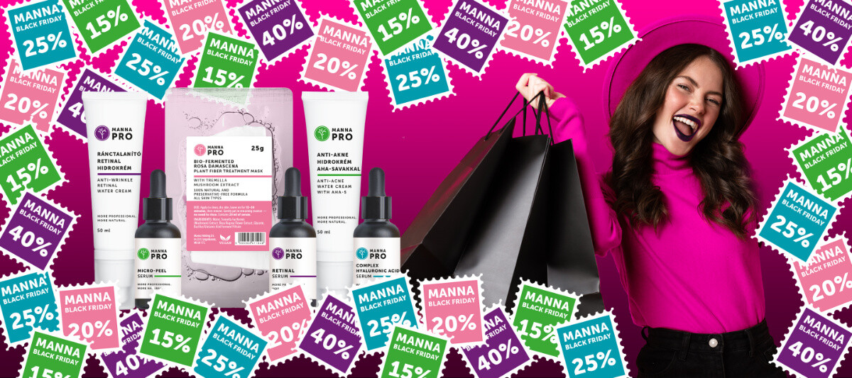 Manna Black Friday este încă în desfășurare! Folosește-ți cupoanele și bucură-te de reduceri de 40%, 25%, 20% și 15% până pe 30 noiembrie.