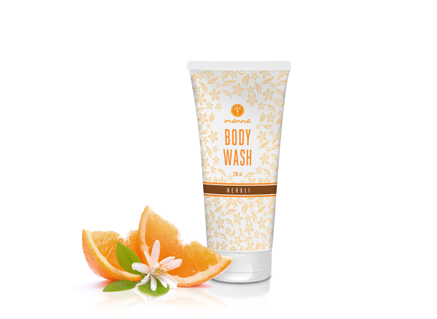 manna duschgel mit orangenblüten duft