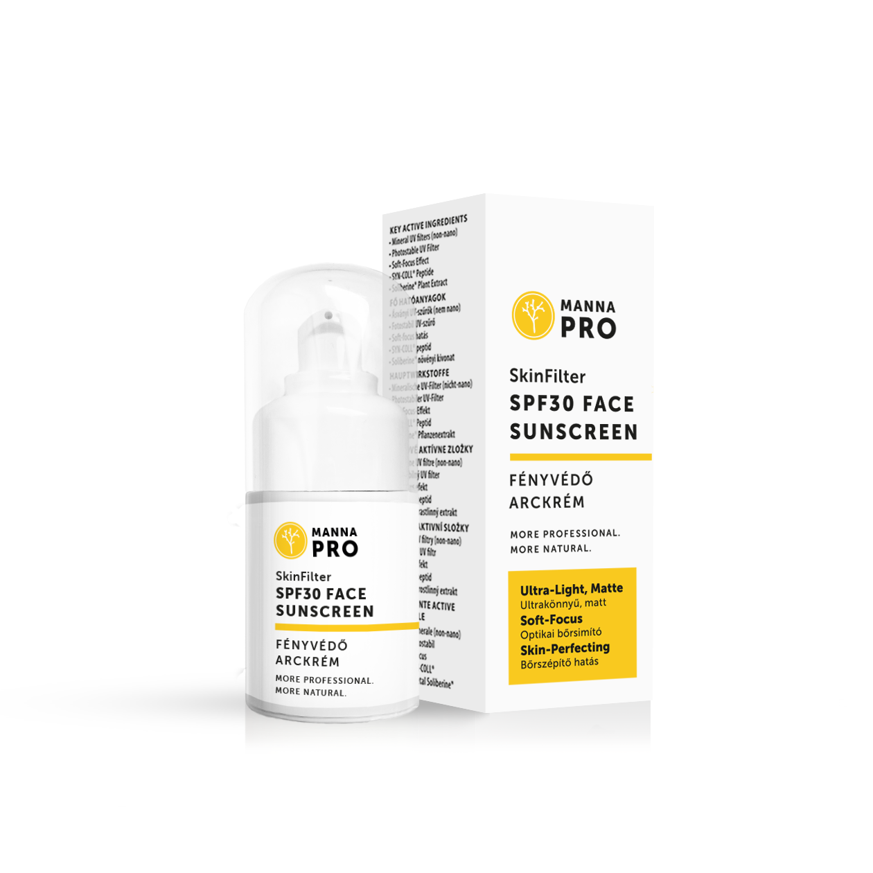 Manna SkinFilter SPF30 fényvédő arckrém