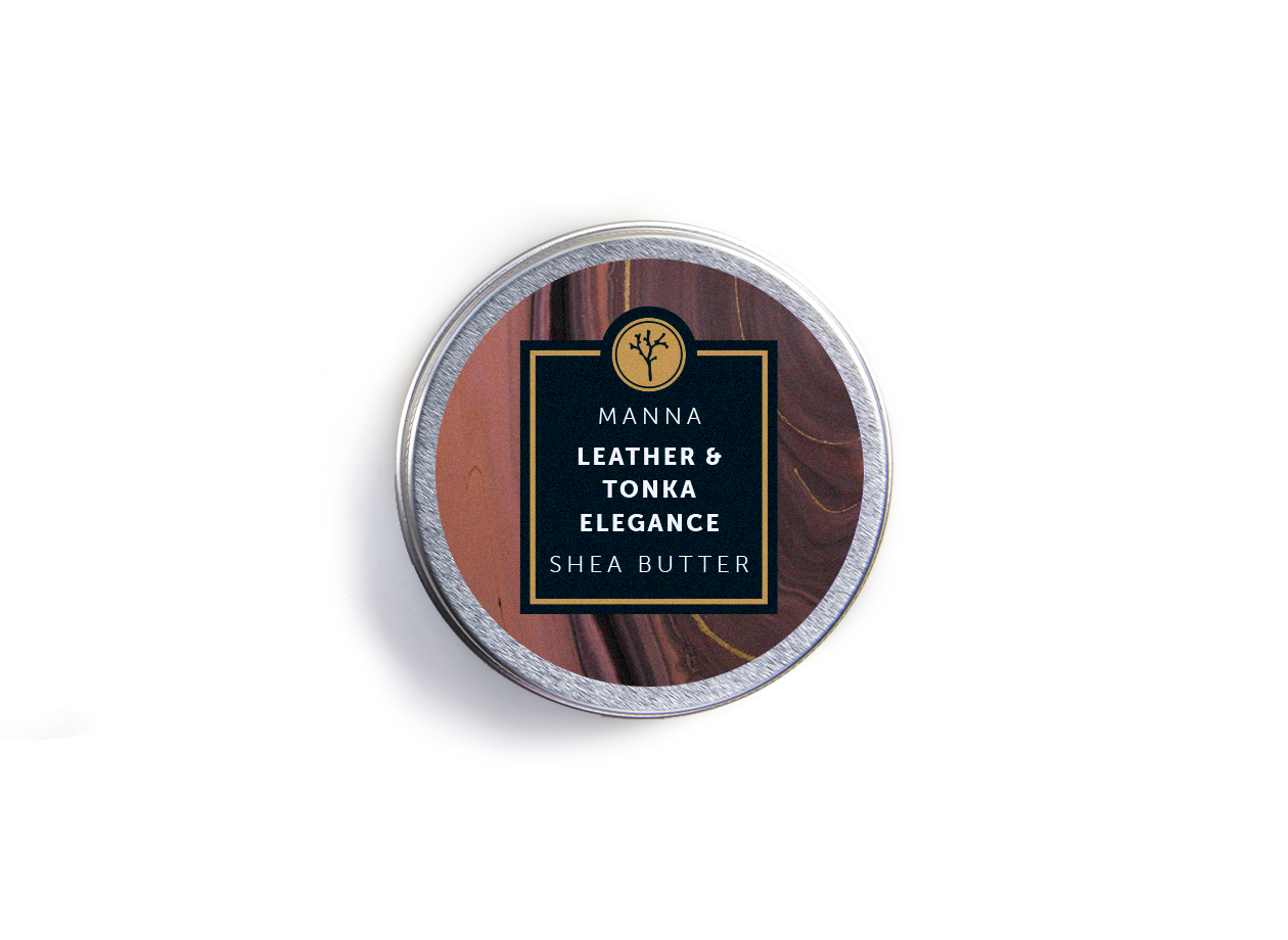 Leather and Tonka Elegance shea masło
