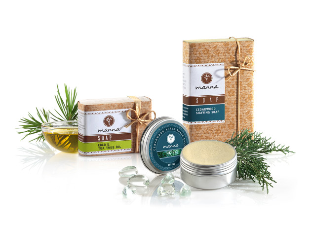 zestaw naturalnej pielęgnacji skóry dla mężczyzn