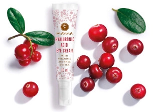 cremă cu acid hialuronic pentru zona ochilor - recomandat manna