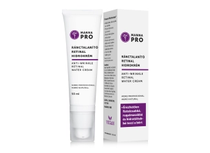 cremă manna pro anti-wrinkle retinal water cream with hyaluronic acid and vitamin e - recomandat manna