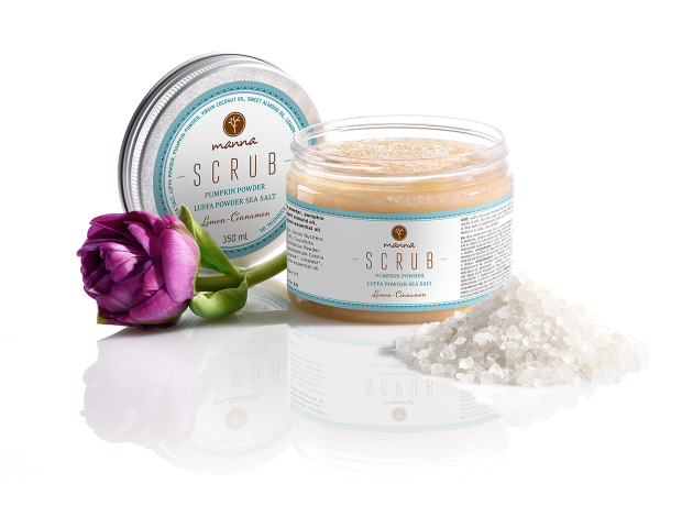 manna exfoliant cu lufa