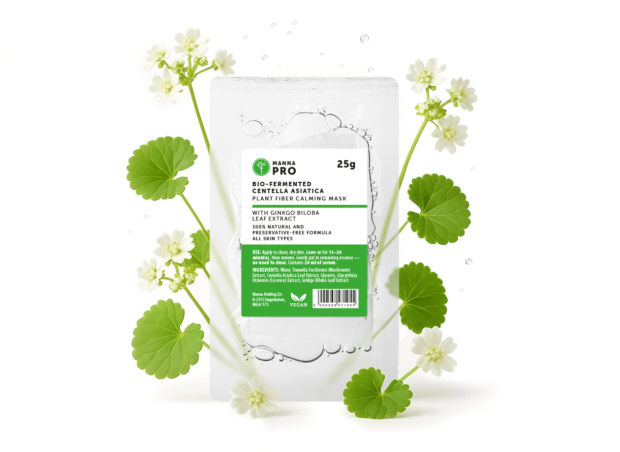 Bio-fermentovaná maska z pupočníka ázijského s extraktom Gingko Biloba