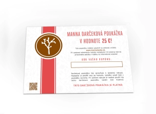manna digitálna darčeková poukážka - odporúčané manna