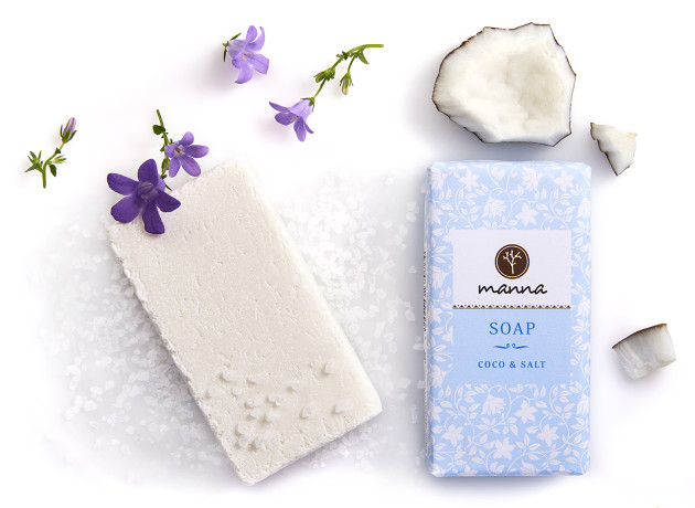 coco and salt soap - manna